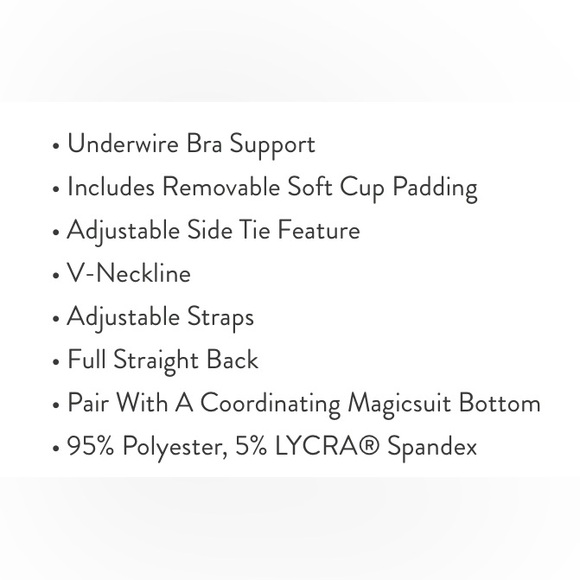 NWT Magicsuit Alex Tankini Swim Top - Picture 9 of 14